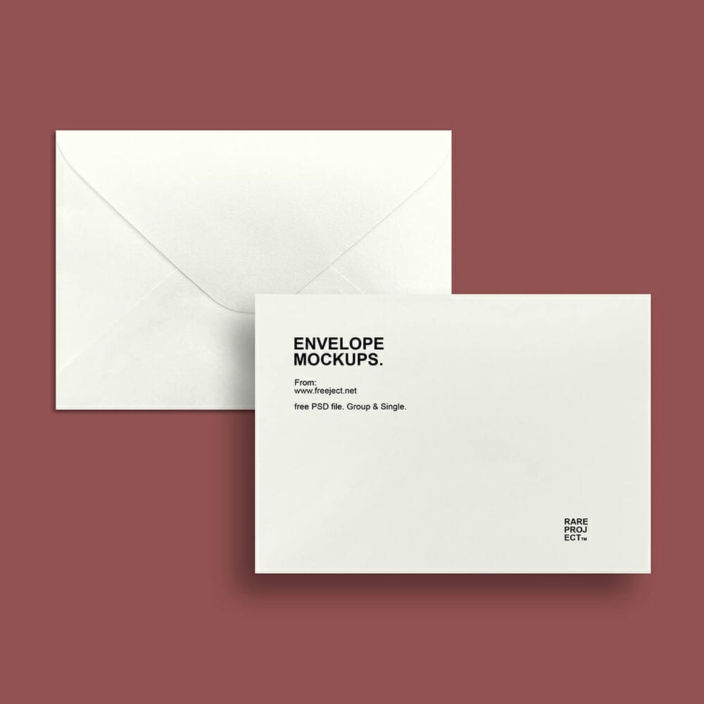 Free Download Envelope Mockups