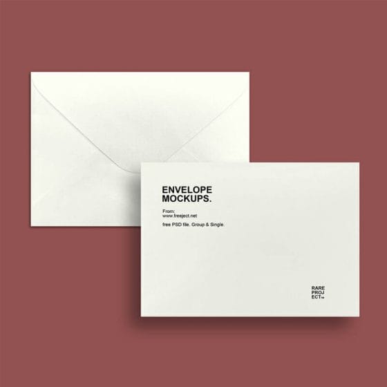 Free Download Envelope Mockups