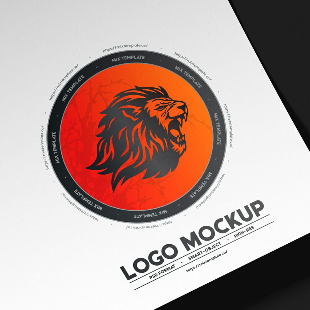 Free Logo Mockup Template