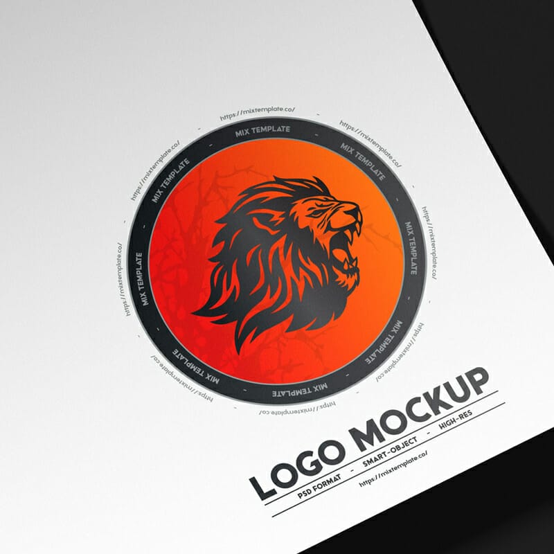 Free Logo Mockup Template