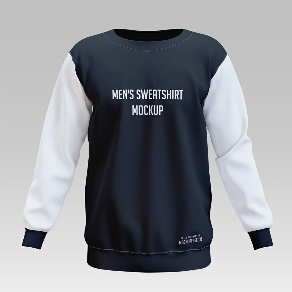 Free Men’s Sweatshirt Mockup