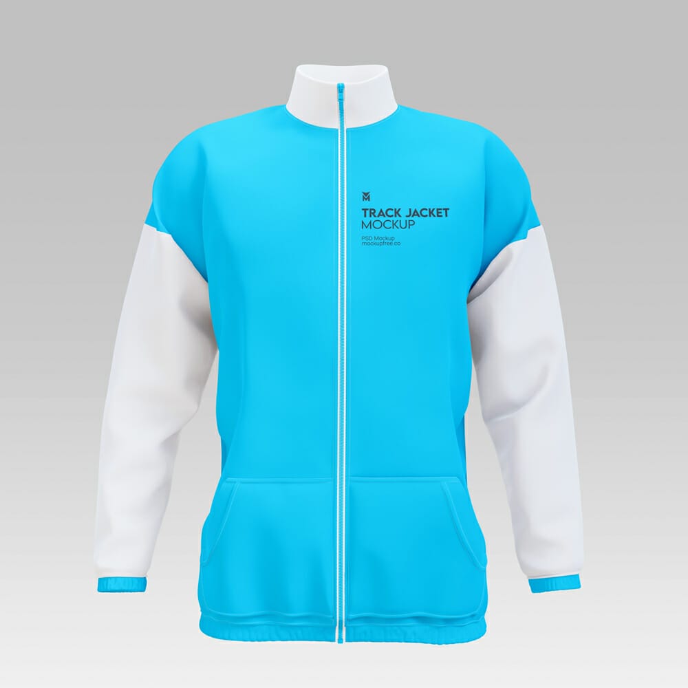 Free Mens Track Jacket Mockup