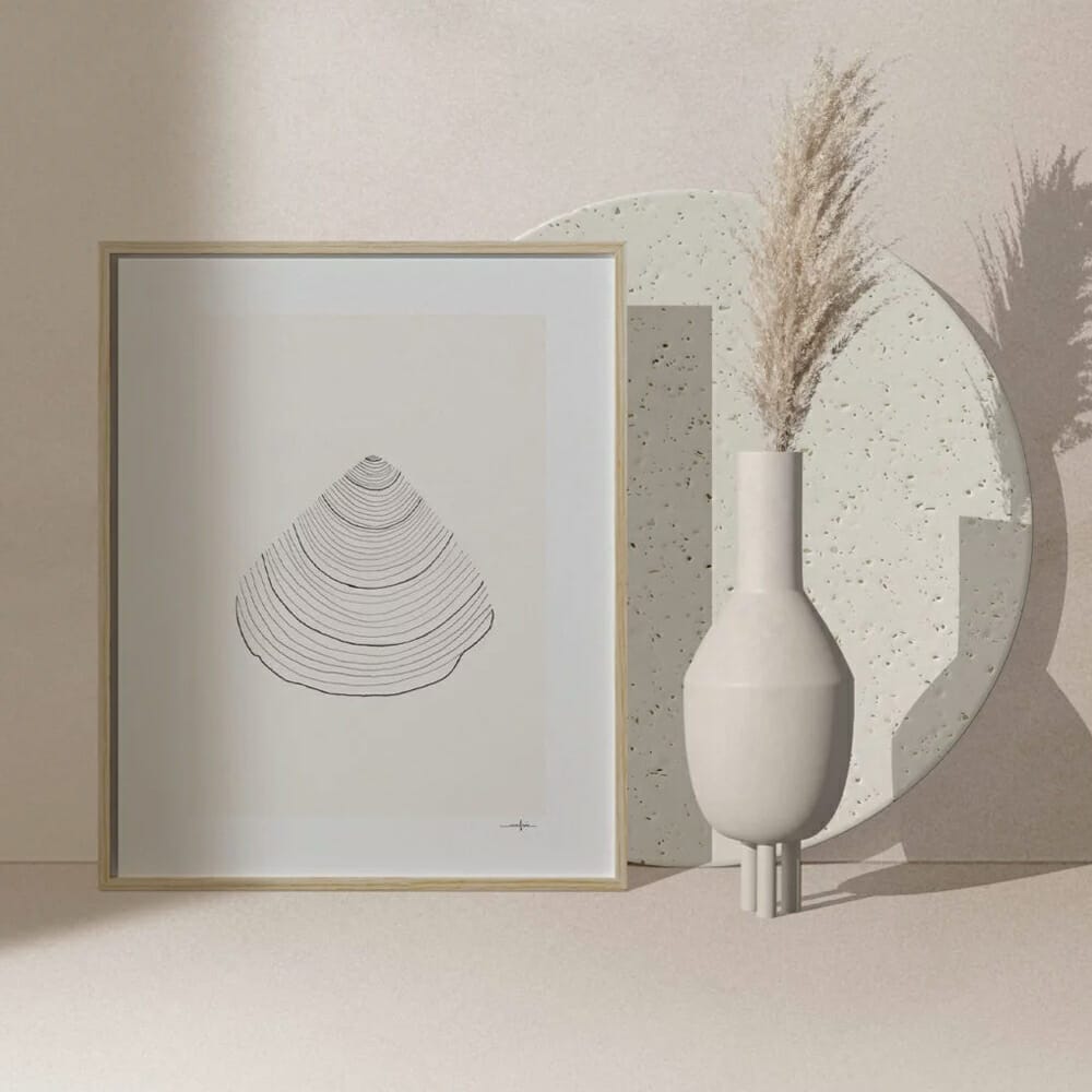 Free Minimalistic Scene With Frame Mockup And Tableware