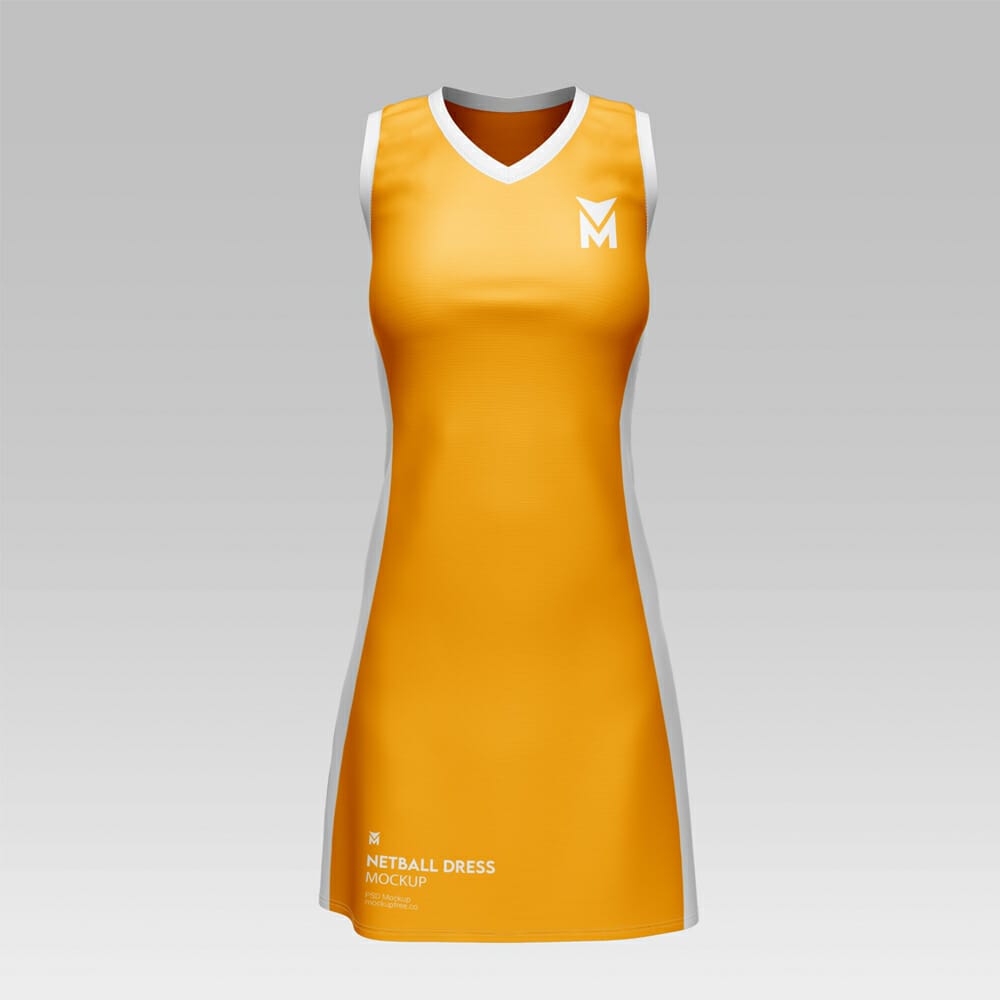 Free Netball Dress Mockup