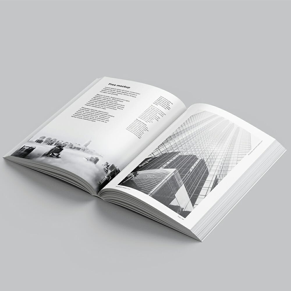 Free Octavo Book Mockup