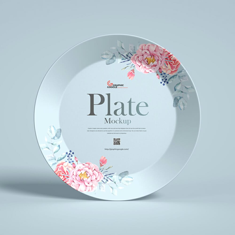 Free Plate Mockup