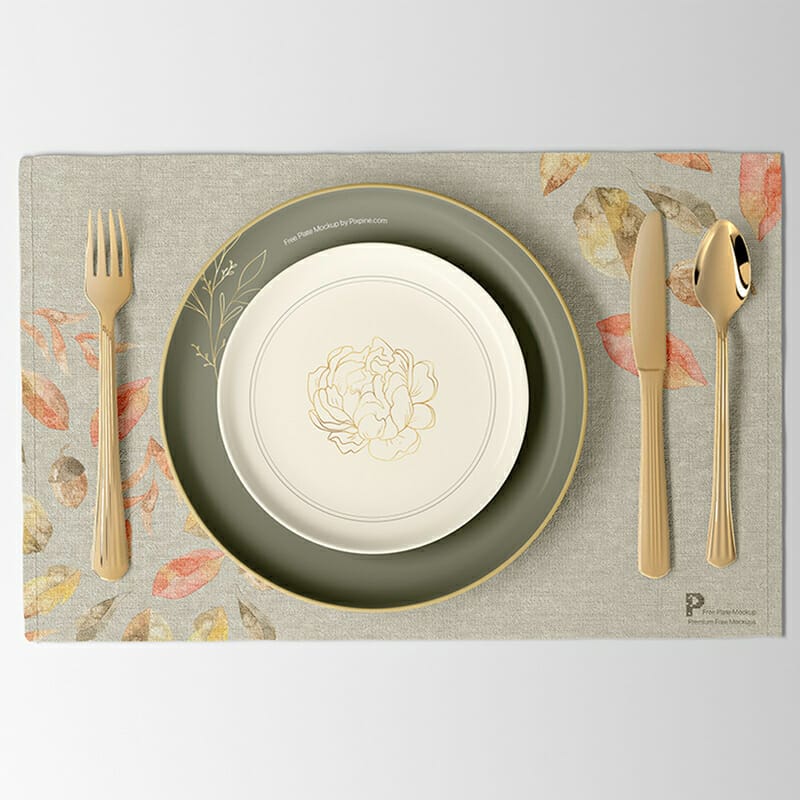 Free Plate Mockup