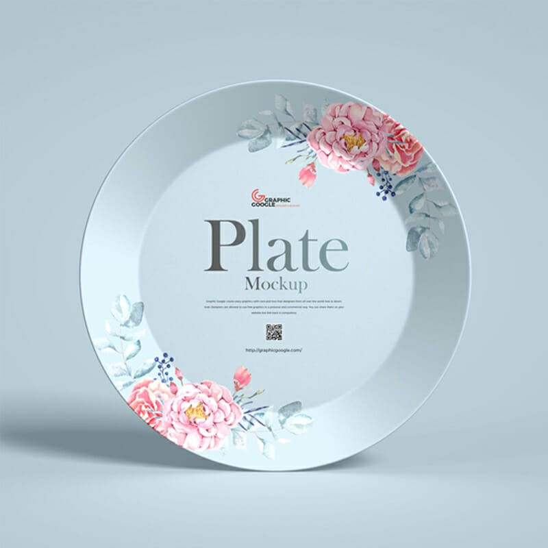 Free Plate Mockup
