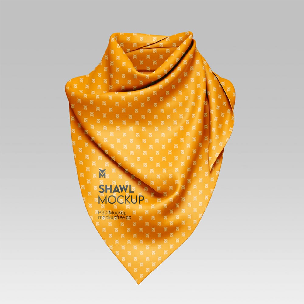 Free Shawl Mockup