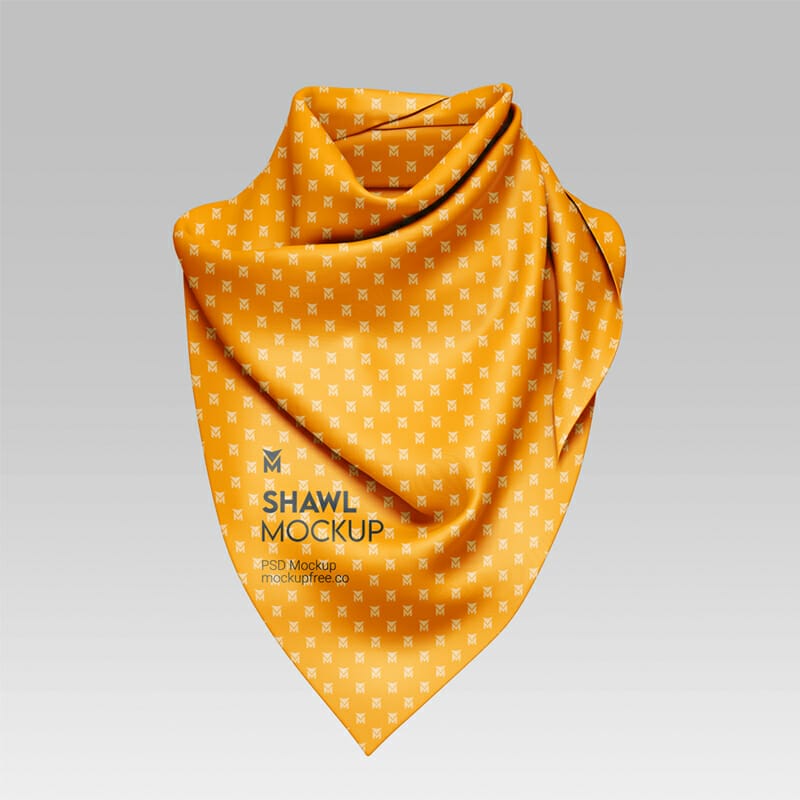 Free Shawl Mockup