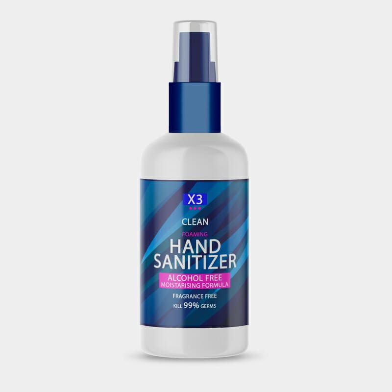 Free Spray Hand Sanitizer Mockup PSD Template