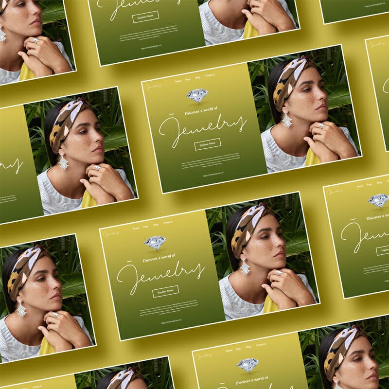 Free Website Mockup Template