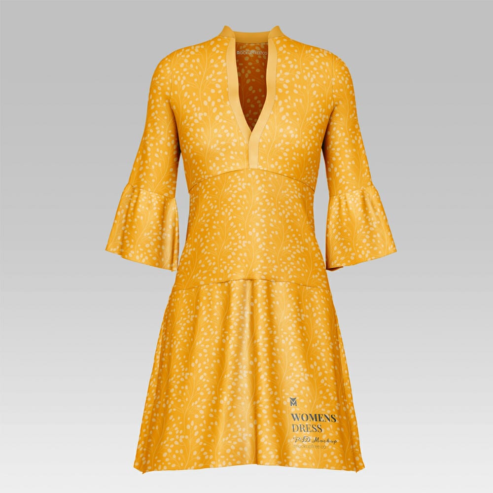 Free Women’s Dress Mockup