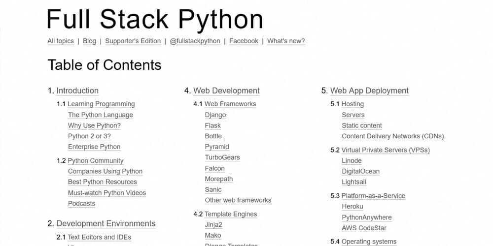 Full Stack Python