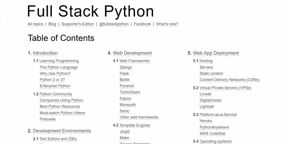 Discover the Best Places To Learn Python 25 Full Stack Python