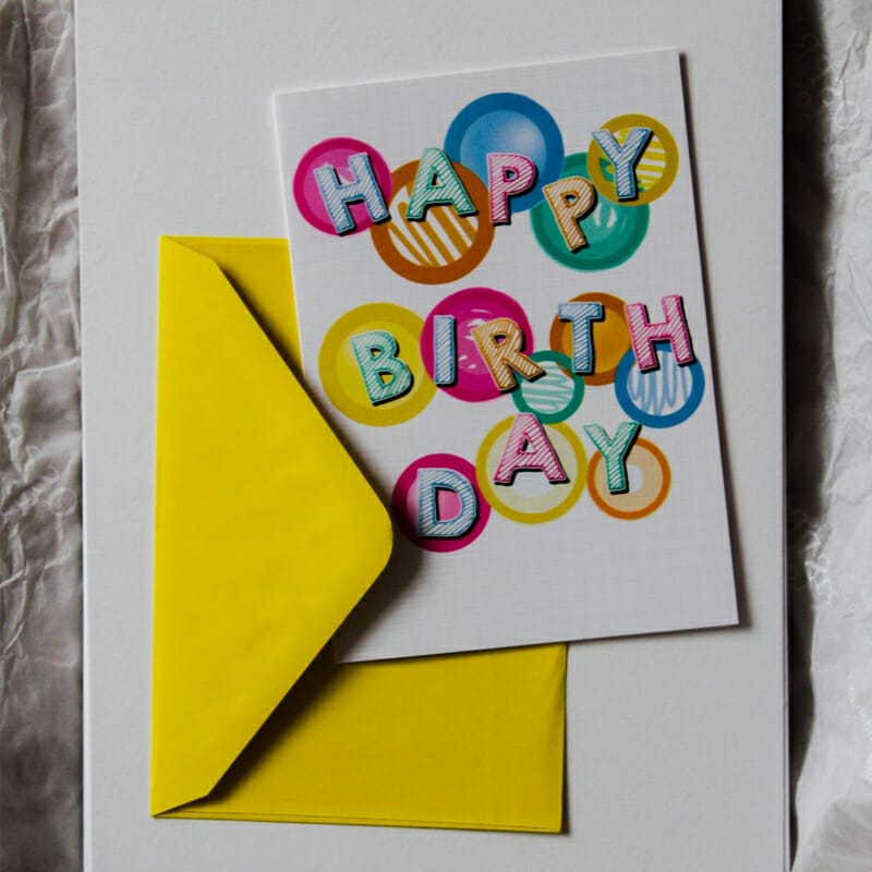 Greeting Card On An Envelope