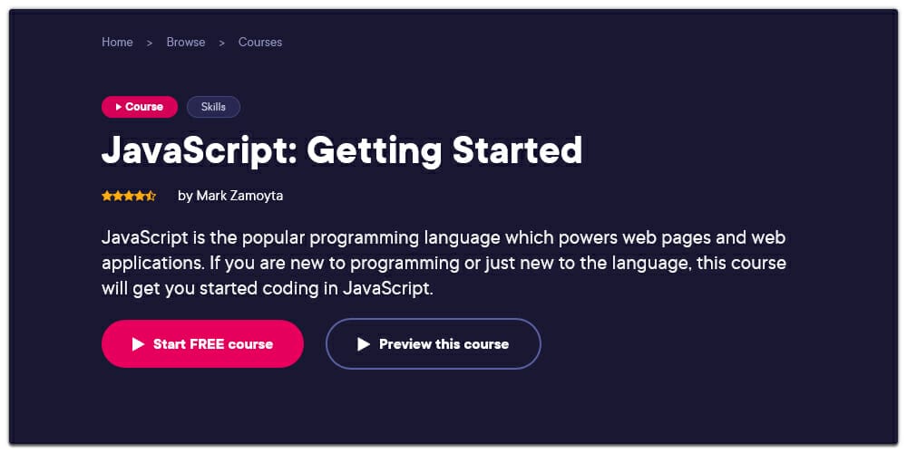 JavaScript Getting Started