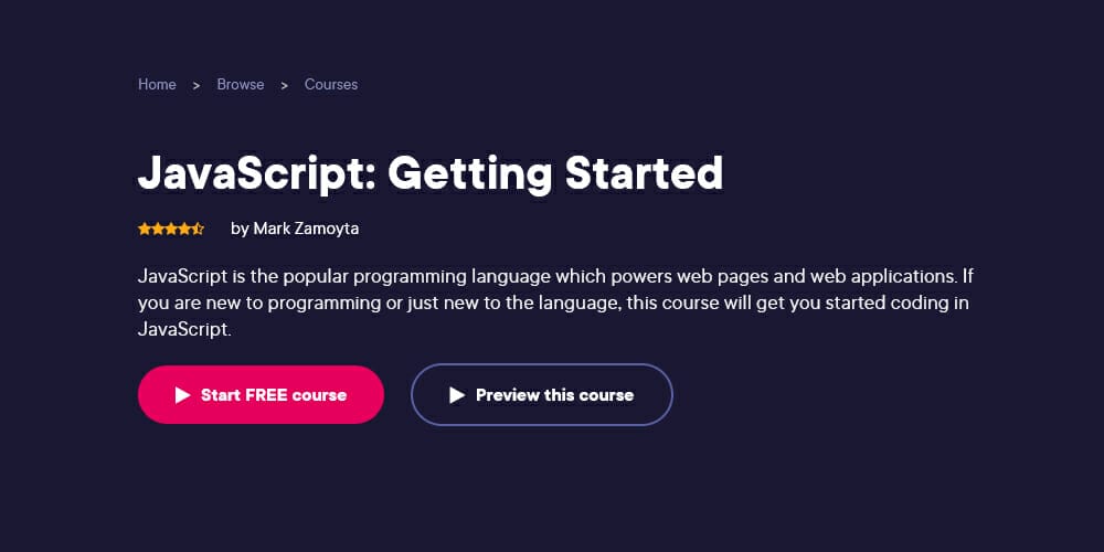 JavaScript Getting Started