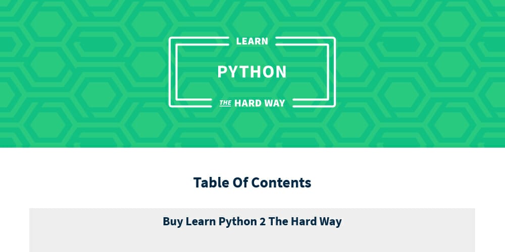 Learn Python The Hard Way
