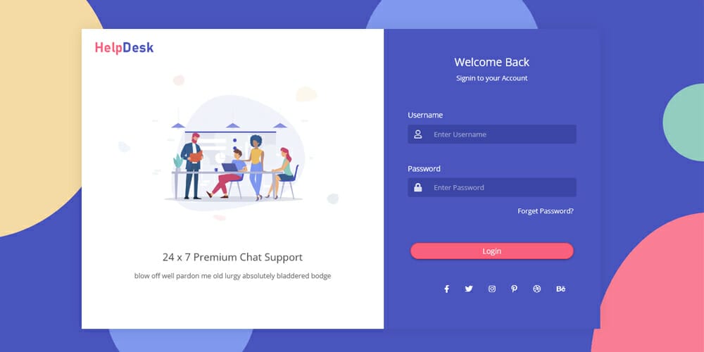 Best Free Bootstrap Login Forms 14 Login Form Design