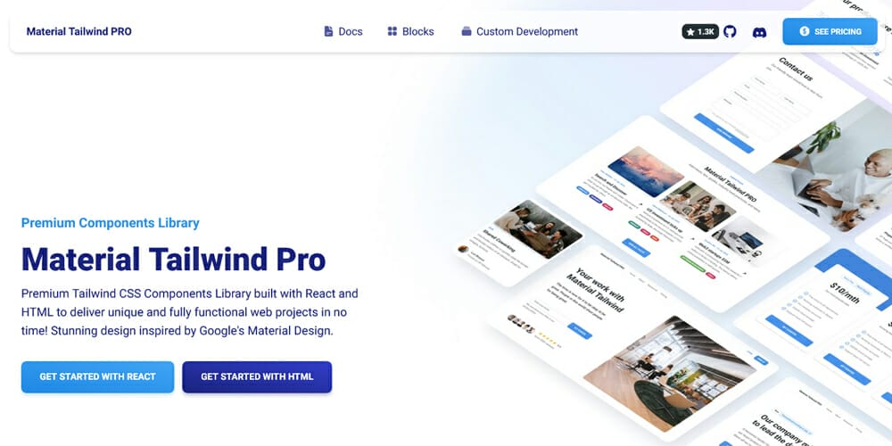 Free Tailwind CSS UI Components And Resources