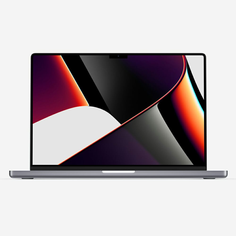 New MacBook Pro 16 Inch Mockups In Front View