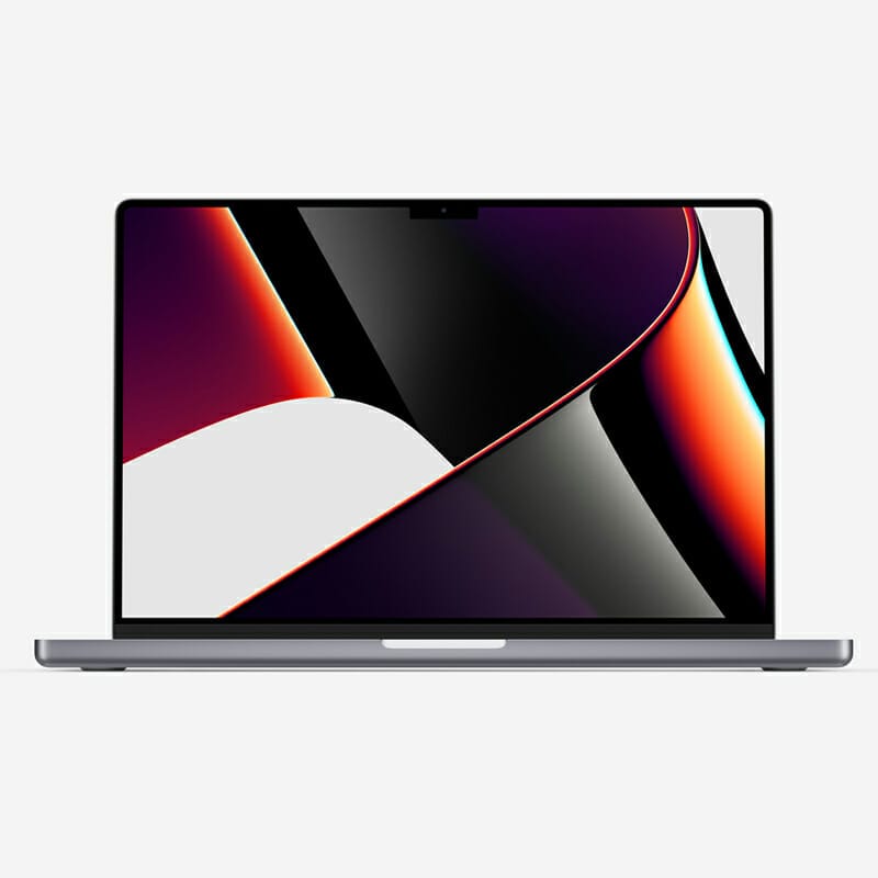 New MacBook Pro 16 Inch Mockups In Front View