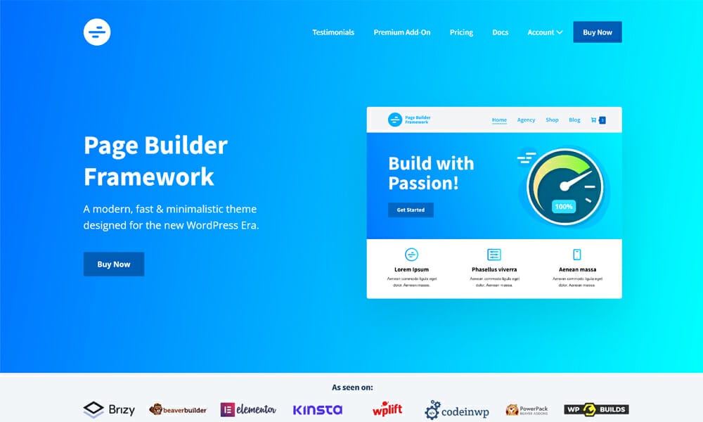 Page Builder Framework