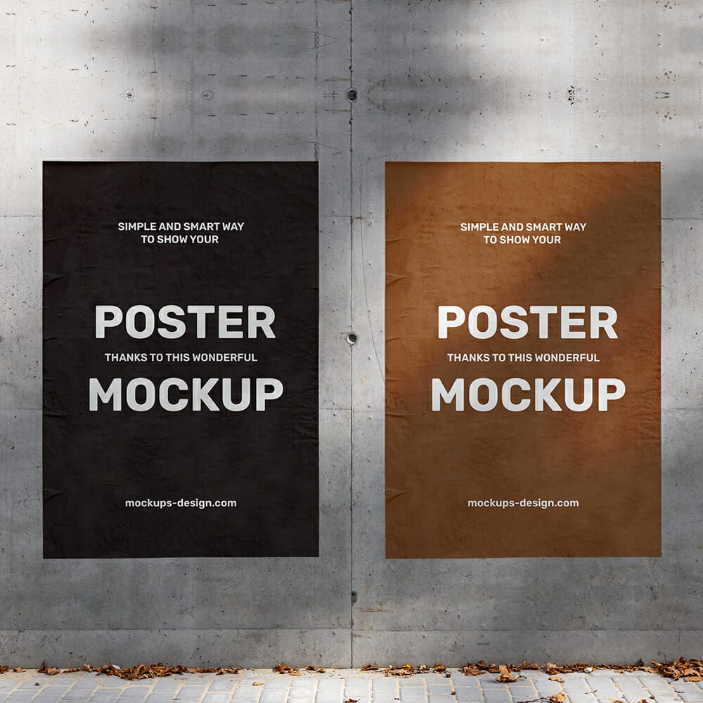Poster Wall Mockup