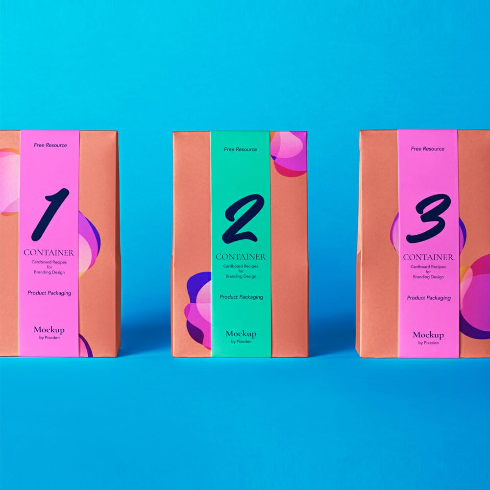 Product Pack PSD Packaging Mockup Scene