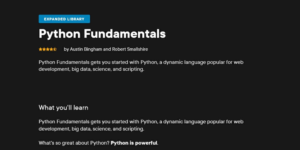 Discover the Best Places To Learn Python 118 Python Fundamentals