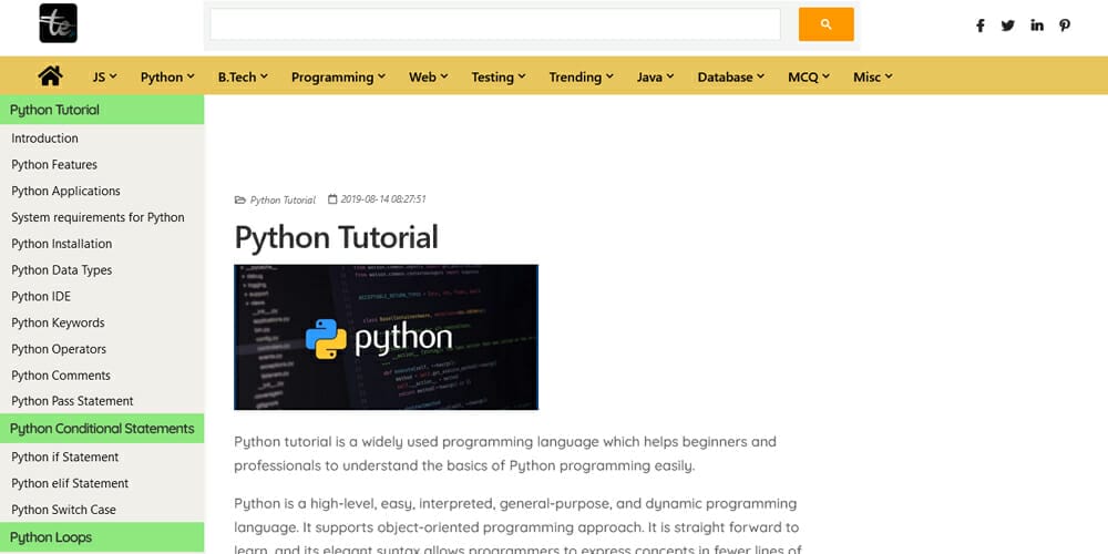 Discover the Best Places To Learn Python 32 Python Tutorial