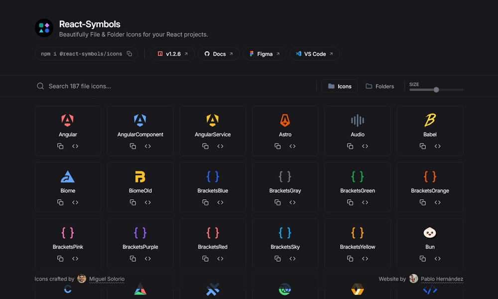 React Symbols