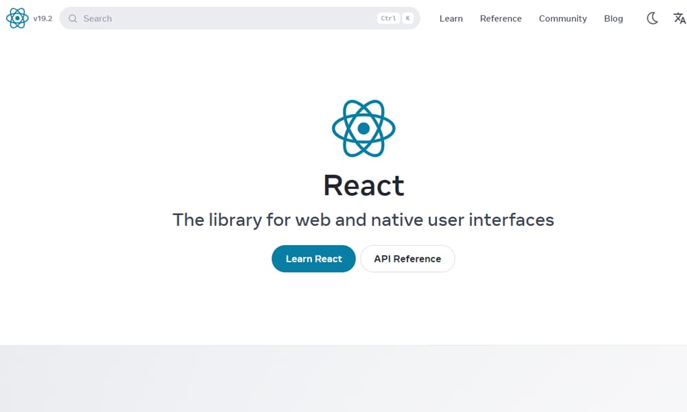 React