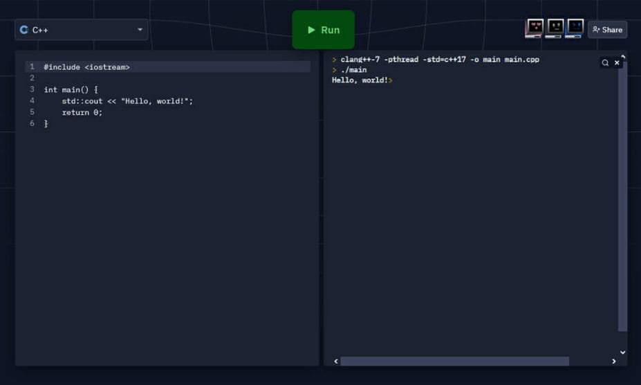 15+ Best Online C++ Compilers 2021 – Yes Web Designs