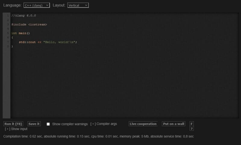 15+ Best Online C++ Compilers 2021 – Yes Web Designs