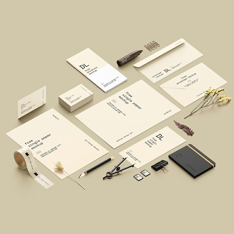 Scene Creator / Stationery Mockup