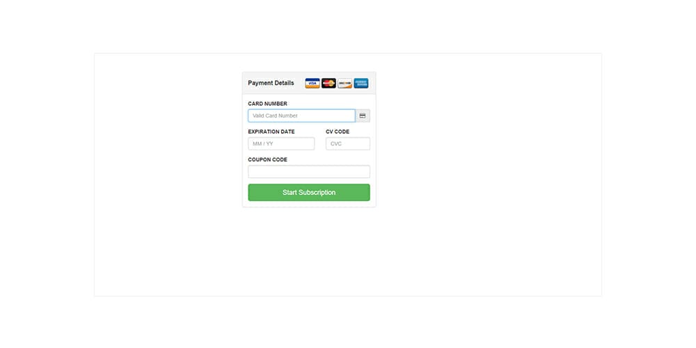 Simple Payment Form
