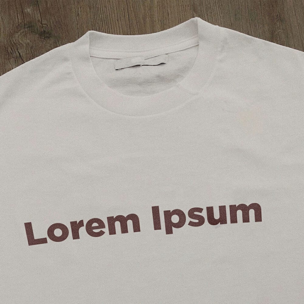 T-Shirt Text Mockup