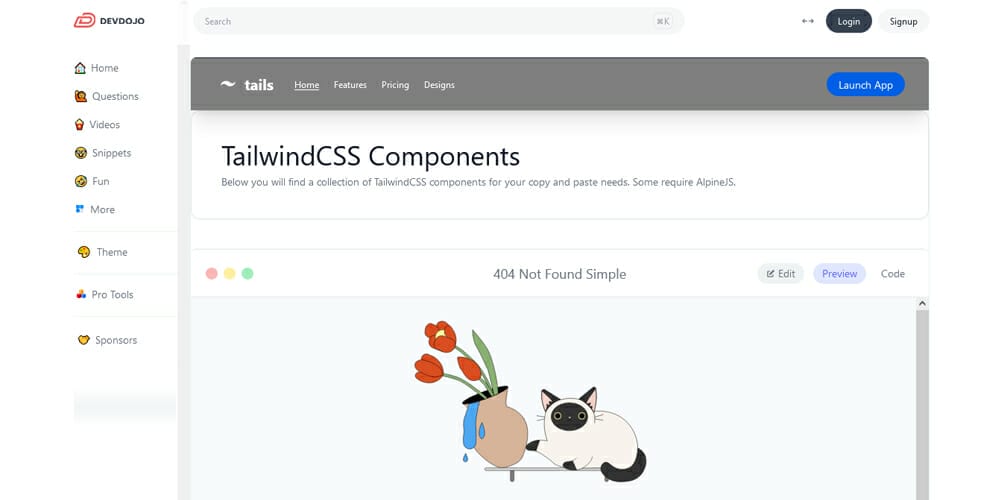 Free Tailwind CSS UI Components and Resources 49 Tails