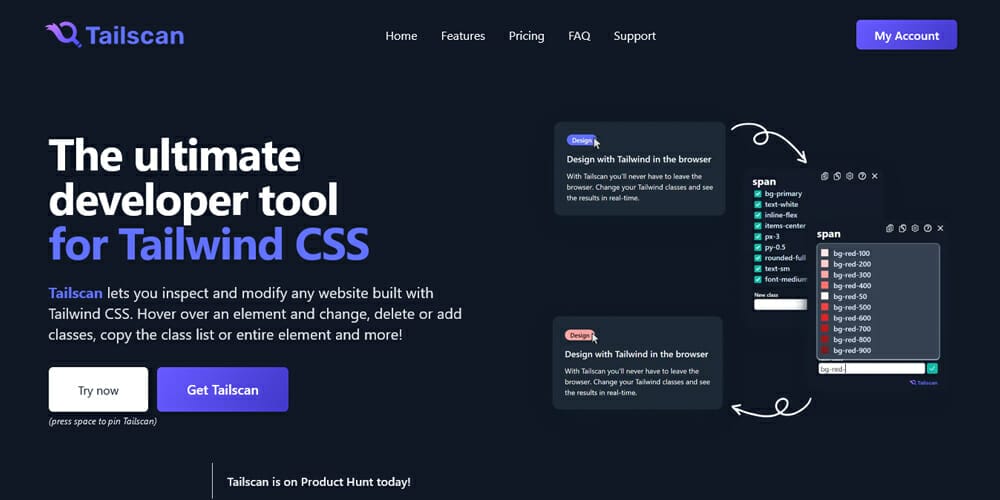 Free Tailwind CSS UI Components and Resources 73 Tailscan