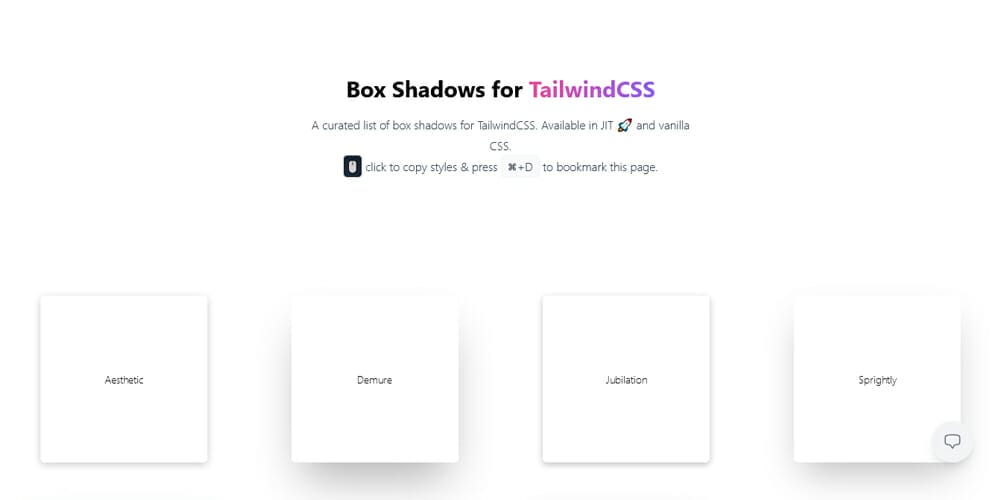 Free Tailwind CSS UI Components and Resources 61 Tailwind Box Shadows
