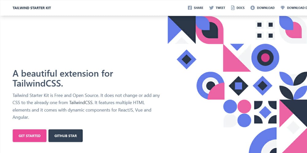 Free Tailwind CSS UI Components and Resources 38 Tailwind Starter Kit