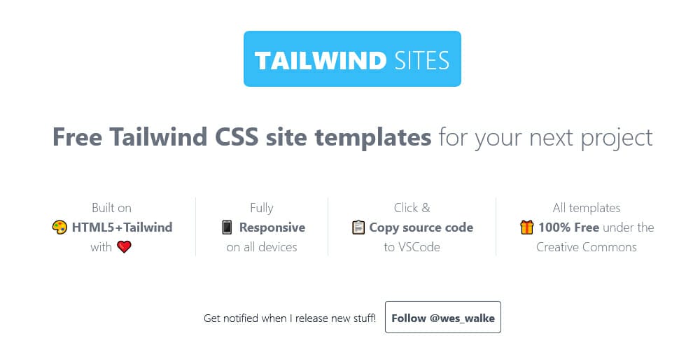 Free Tailwind CSS UI Components and Resources 55 Tailwindsites