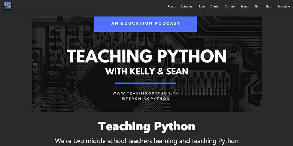 Teaching Python