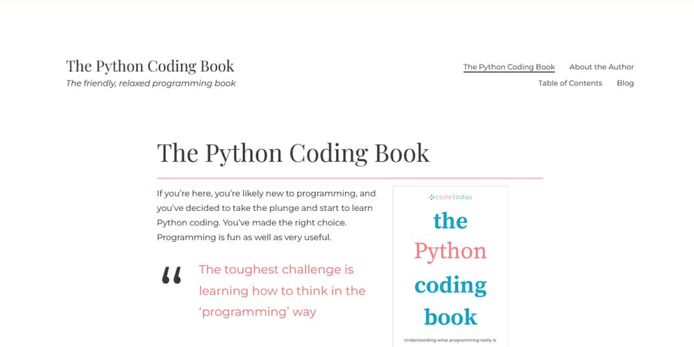 Discover the Best Places To Learn Python 27 The Python Coding Book