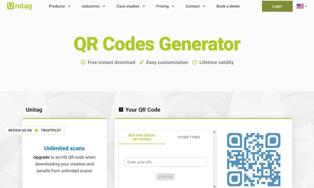Unitag QR Codes Generator