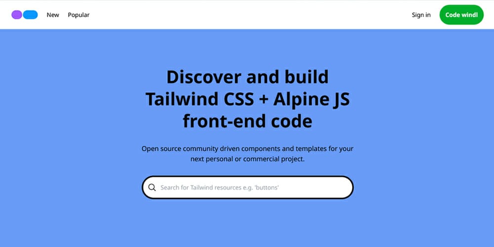Free Tailwind CSS UI Components and Resources 35 Windl