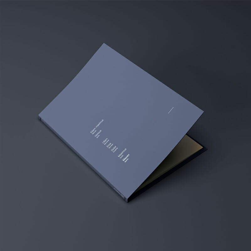 A4 Branding Folder Mockup