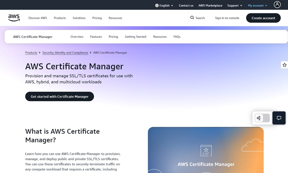 AWS Certificate Manager